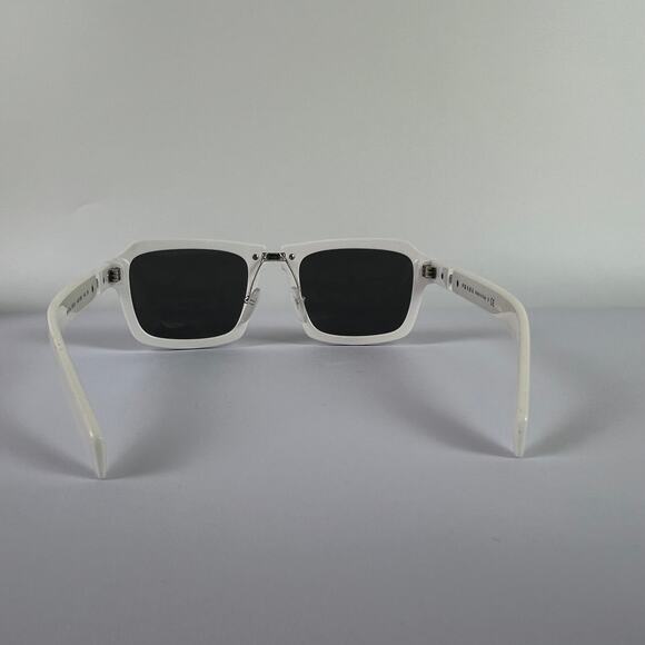Prada Men's SPR09X SPR/09/X 4AO-5S0 White Square Sunglasses 53mm - Picture 10 of 16